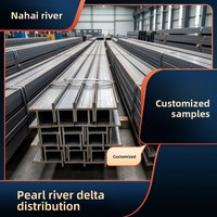 Poutre en H en acier galvanisé à chaud haute résistance de Foshan Guangdong, norme BS, grade Q235B, poutre en I non alliée, modèle 26033, longueur 12m