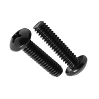 Vis à tête cylindrique Phillips en acier inoxydable 304 noir, M1.6, M2, M2.5, M3, M4, M5, M6