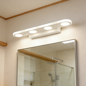 Lámpara LED de pared impermeable IP44 para baño, 2/3/4 cabezales, de acrílico, para espejo, inodoro, lavabo y maquillaje - Product Image 2