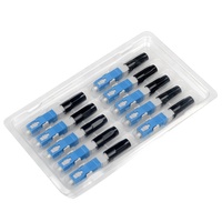 Conector de montaje rápido de fibra óptica de uso repetido, prepulido SC PC UPC APC para instalación rápida de equipos