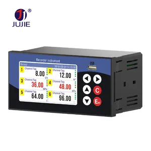 Smart Data logger 6 Channels Digital Water Level Pressure Temperature Real Time Modbus Data Recorder