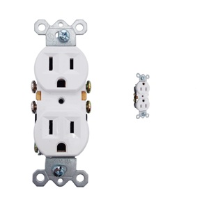 UL 목록 15 암페어, 125 볼트 날씨 및 변조 방지 이중 콘센트 표준 전기 벽 콘센트 - Product Image 6