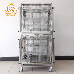Cage à singes <span class=keywords><strong>double</strong></span> couche en acier inoxydable EUR PET Laboratory pour expériences animales - Product Image 6