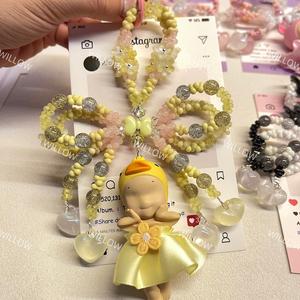 พวงกุญแจโบว์ โซนี่ แองเจิล ฮิปเปอร์ส จี้ห้อยกระเป๋าโทรศัพท์ ของตกแต่งหรูหรา แฟชั่น โซ่ตุ๊กตา เสื้อผ้าตุ๊กตา ของตกแต่ง โซ่แบบกำหนดเอง ของขวัญน่ารัก - Product Image 3