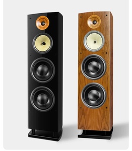 Altavoz de torre pasivo de madera maciza YT-02 T518, altavoz de audio doméstico de 3 vías para audiófilos, un par. - Product Image 2