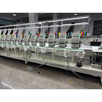 Máquinas de Bordar Computarizadas Planas de 6/8/10/12 Cabezales, Software Topwisdom, para Diversos Tejidos, Área Personalizada, Venta al Por Mayor de Fábrica