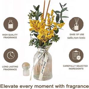 ตัวกระจายกลิ่นน้ำมันหอมระเหยในบ้านพร้อมแท่งไม้3.38ออนซ์การ์เด้นดอกมะลิกลิ่นลาเวนเดอร์สำหรับบ้านห้องน้ำ - Product Image 2