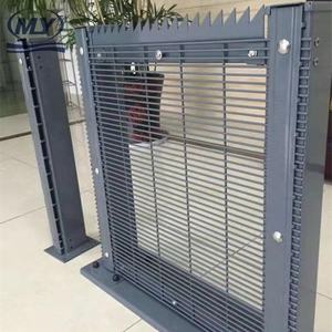 Clôture de haute sécurité anti-escalade en treillis métallique 358 en métal soudé - Product Image 4