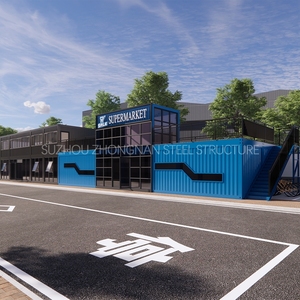 Casa prefabbricata di lusso del contenitore modulare di trasporto prefabbricato su misura grande su misura con due tre bagni europei - Product Image 3