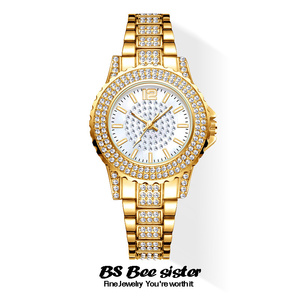 นาฬิกาข้อมือผู้หญิงแบรนด์ BS Bee Sister ประดับคริสตัลหรูหรา รุ่น FA 1568 - Product Image 5