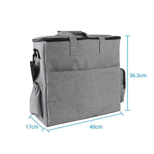 Bolsa de viaje para mascotas de diseño premium, portador de comida para <span class=keywords><strong>perros</strong></span> aprobado por la aerolínea <span class=keywords><strong>con</strong></span> 2 cuencos, perfecto para <span class=keywords><strong>viajes</strong></span> por carretera, camping, senderismo - Product Image 6