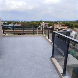 Rampe de balcon en <span class=keywords><strong>verre</strong></span> trempé, design sans cadre, <span class=keywords><strong>verre</strong></span> épais, garde-corps de <span class=keywords><strong>terrasse</strong></span>, rampe d'escalier en <span class=keywords><strong>verre</strong></span> trempé - Product Image 4