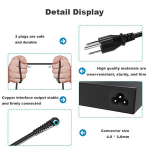 ที่ชาร์จไฟ120W 19.5V 6.15A 4.5*3.0mm อะแดปเตอร์แล็ปท็อปสำหรับ <span class=keywords><strong>HP</strong></span> ENVY 17t-1000 17t-1100 17t-2000 709984-001 - Product Image 4