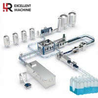 Máquina de Llenado de Agua Rápida y Económica Personalizada 3 en 1, Embotelladora Comercial e Industrial ROPP