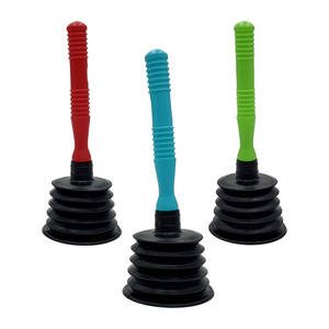 Set di sturalavandini con manici colorati da 29 cm, modello 364737, per la pulizia degli scarichi. - Product Image 1