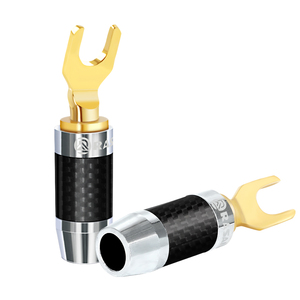 China gran fábrica buen precio gran banana unirse a cable de altavoz conector jack - Product Image 2