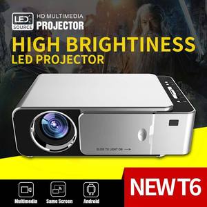 Hot Sale <span class=keywords><strong>T6</strong></span> Projecteur 4K Mini <span class=keywords><strong>Projector</strong></span> 1024*600 Led <span class=keywords><strong>Lcd</strong></span> Voor Outdoor Home Film <span class=keywords><strong>Projector</strong></span> Ondersteuning Wifi Normale Versie - Product Image 5