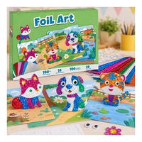 Kit de loisirs créatifs DIY prêt à l'emploi avec motifs dinosaures, princesses, forêt et skatepark – Cadeau éducatif pour les enfants de quatre ans et plus