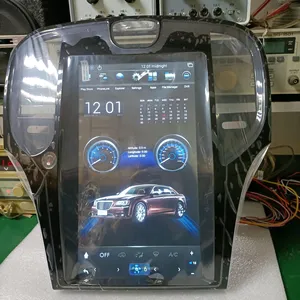 Chrysler 300C için 13.6 inç araba radyo 2 Din Android 2012 2013 2014 2015 2016 2017-2019 araba Video oyuncular Stereo alıcı