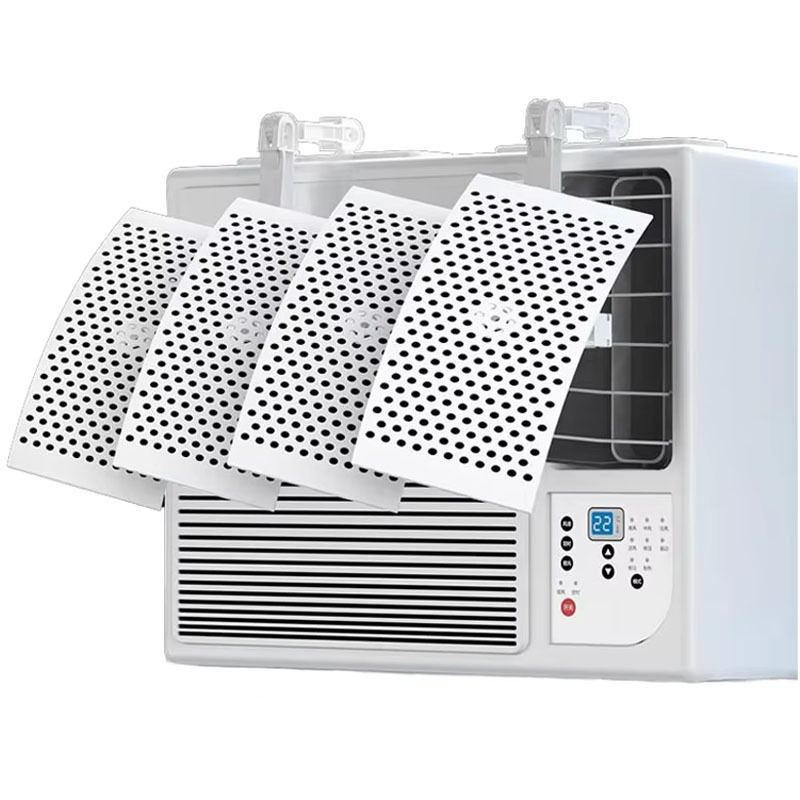 2025 Easy to Install ABS <strong>Window</strong> air Conditioning <strong>Guide</strong> Plate Outlet Anti Direct Blowing Panel for Household air Conditioning