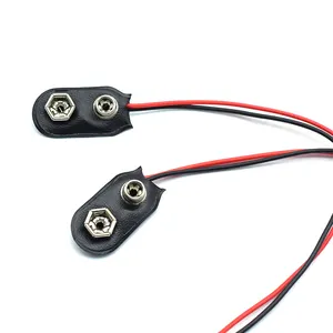 Conector de batería tipo I de 9V, enganche de batería de 9v, soporte de batería, Cable de 150mm