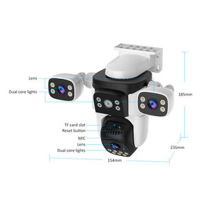 Vstarcam กล้องรักษาความปลอดภัย CS621SR Wi-Fi PTZ 360 ° <span class=keywords><strong>3</strong></span>เลนส์ Ai การตรวจจับมนุษย์กันน้ำ IP66สองทางเสียงกลางคืน - Product Image 2