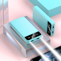Vente chaude 20000 mah Power Banks 2a Chargeur rapide Powerbank 20000 mah 100% True Capacity Portable Slim Power Bank 20000 Mah