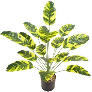 Artificial Greenery Plants Leaves Bouquet Simulation Green Plant Artificial Plants For Decoration Best Quality