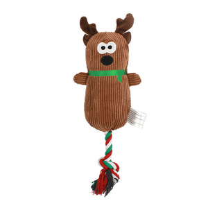 Sıcak kardan adam Santa ren geyiği noel Pet peluş diş çıkarma oyuncak Bite dayanıklı havalandırma ses yapma köpek oyuncak Pet noel oyuncak - Product Image 3