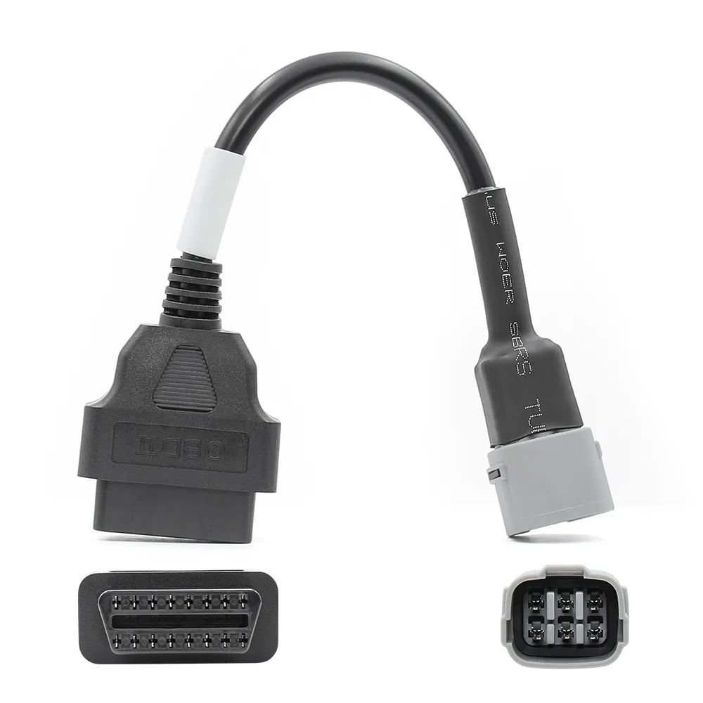 6-poliger bis 16-poliger OBD-Verbindungs kabel adapter für Suzuki-Motorräder für OBD2-Scanner