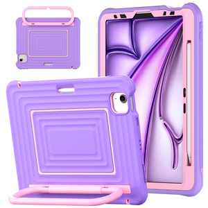 Coque de protection robuste en silicone avec sangle de transport pour iPad Pro 11 2018~2022, étui pour enfants avec bandoulière rotative à 360° intégrée - Product Image 6