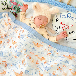 Haute qualité mousseline coton bébé serviette bébé nouveau-né couverture de bain Ultra doux chaud respirant absorbant couvertures d'hiver pour bébé - Product Image 6