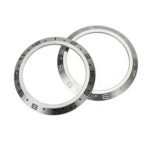Montre en acier inoxydable 316L SSKX007, double fuseau horaire, lunette de pilote - Product Image 1