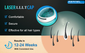 IRestoree inspiré du capuchon de repousse des cheveux au laser certifié CE technologie de qualité médicale alternative LLLT casque de croissance des cheveux KN-8000C - Product Image 6