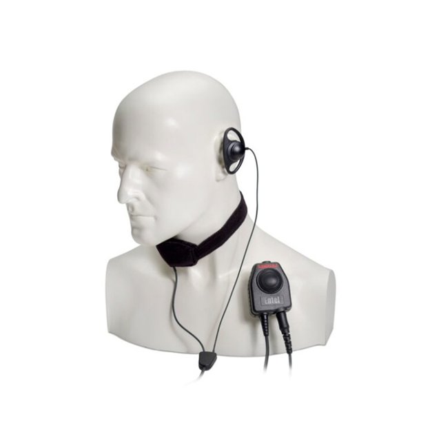 ATEX/IECEx Intrinsically Safe Throat Microphone Earpiece with PTT for Entel HT Series Radios (CXR16/950)