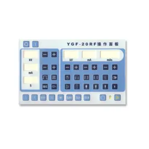 Glossy Matte Surface PC PET Graphic Overlay Membrane Switch Panel For Medical Equipments