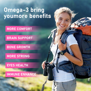 Gélules d'oméga 3 véganes de haute qualité favorisant la santé cellulaire et la fonction cérébrale saine – Compléments alimentaires en gélules - Product Image 5
