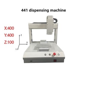 Machine de distribution entièrement automatique de seringues 441 pour colles UV silicone AB thermofusibles avec garantie de 1 an - Product Image 1