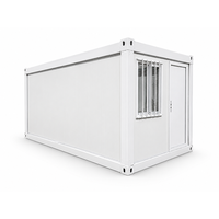 Maison conteneur pliable en acier de Chine, petite villa pliable, maisons conteneurs préfabriquées portables