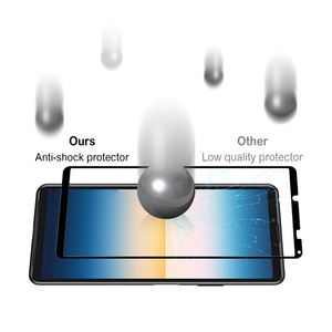 Película protectora de vidrio 9H con pegamento completo de impresión de seda Premium de alta calidad para <span class=keywords><strong>Sony</strong></span> <span class=keywords><strong>Xperia</strong></span> 5 5V 5 II <span class=keywords><strong>Xperia</strong></span> 1 <span class=keywords><strong>1V</strong></span> 1 III Vidrio Templado - Product Image 4