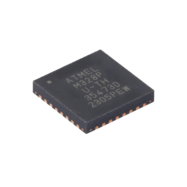ATMEGA328P-MU VQFN-32 8-bit Microcontroller Surface Mount IC 32kb In-System Programmable Flash Microcontroller ATMEGA328P