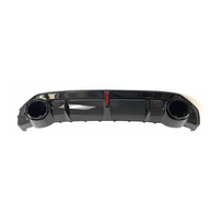 Nouvelle lèvre de pare-chocs arrière PNB RS3 de haute qualité avec découpes pour capteurs d'aide au stationnement pour Audi A3 S3 Berline 2021-2024, fixation par clip, garantie 6 mois