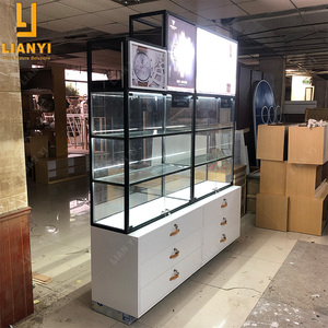 Sang trọng tháp đồng hồ hiển thị với kính có thể điều chỉnh Kệ đồng hồ hiển thị tủ đứng - Product Image 5