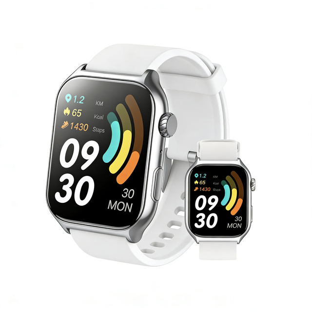 Fashion Sports Smart Watch with Heart Rate Monitoring Waterproof Activity Tracker Compatible with iPhone
