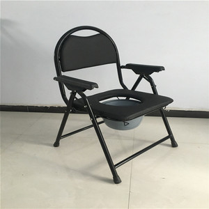 Hengfukang Commode <b>Chair</b> Thickened Steel Pipe With <b>Padded</b> Seat For Elderly And Pregnant Women - Product Image 4