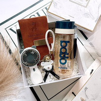 Coffret Cadeau d'Affaires Haut de Gamme Tendance avec Logo Personnalisé Sérigraphié, Divers Articles Promotionnels de Mariage, Boîte Cadeau, Serviette en Tissu