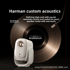 Projecteur Haqu Q1Pro, acoustique Harman, home cinéma, ultra HD 1080P, écran de projection portable CRT pour visionnage en groupe - Product Image 2