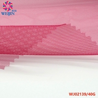 Tissu en maille power tricoté chaîne, 100% Nylon/Polyester, 40 g/m², super doux, léger et respirant, pour robes, avec broderie et teinture, en gros