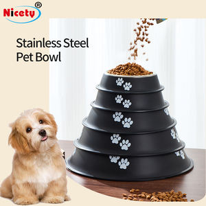 Mangkuk Hewan Peliharaan Ramah Lingkungan dari Baja Tahan Karat dengan Alas Karet Desain Anti-Selip untuk Air Makanan Pakan untuk Anjing Hewan Kecil Perlengkapan Hewan Peliharaan - Product Image 4