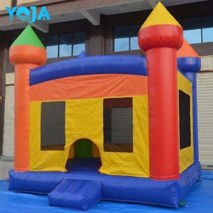 Castillo Inflable <span class=keywords><strong>Infantil</strong></span> con Forma <span class=keywords><strong>de</strong></span> Luna, Brincolín Inflable, Castillo Hinchable Colorido para Entretenimiento - Product Image 4
